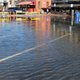 Police closed Dock Street in downtown Annapolis in Oct. 2017, after winds at high tide caused flooding on two streets in Maryland’s capital city.